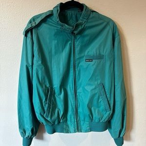 Teal Members Only Vintage Jacket